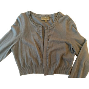 Fenn Wright Manson Cardigan with Silk, Cashmere, Polymide, and viscose Sz 10Y